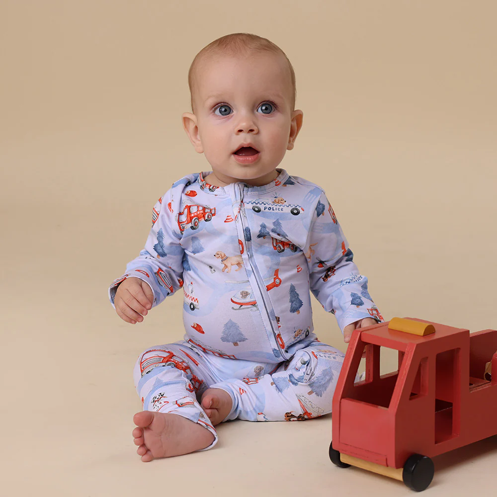 To The Rescue Organic Snugglesuit Convertible Romper - Image 9