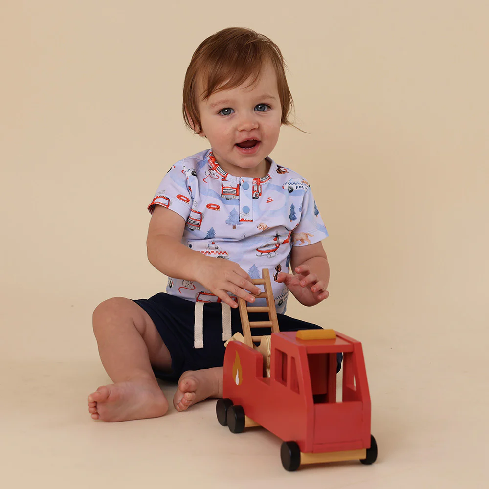 To The Rescue Short Sleeve Organic Bodysuit - Image 10