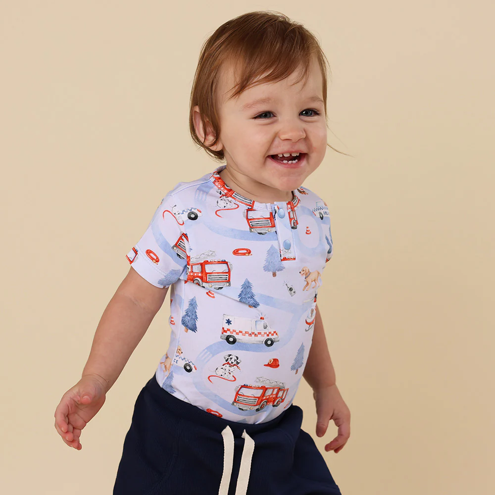 To The Rescue Short Sleeve Organic Bodysuit - Image 11
