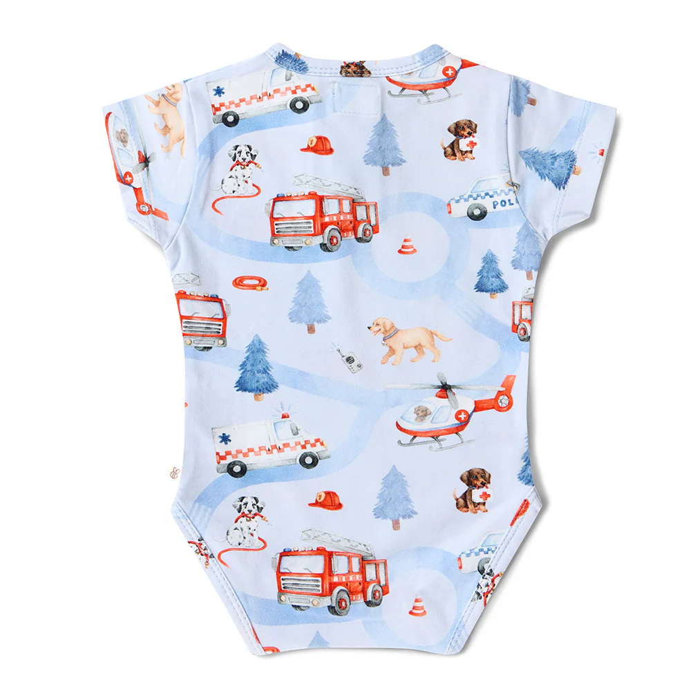To The Rescue Short Sleeve Organic Bodysuit - Image 15