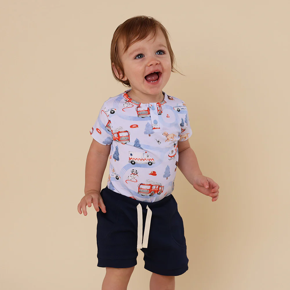 To The Rescue Short Sleeve Organic Bodysuit - Image 4