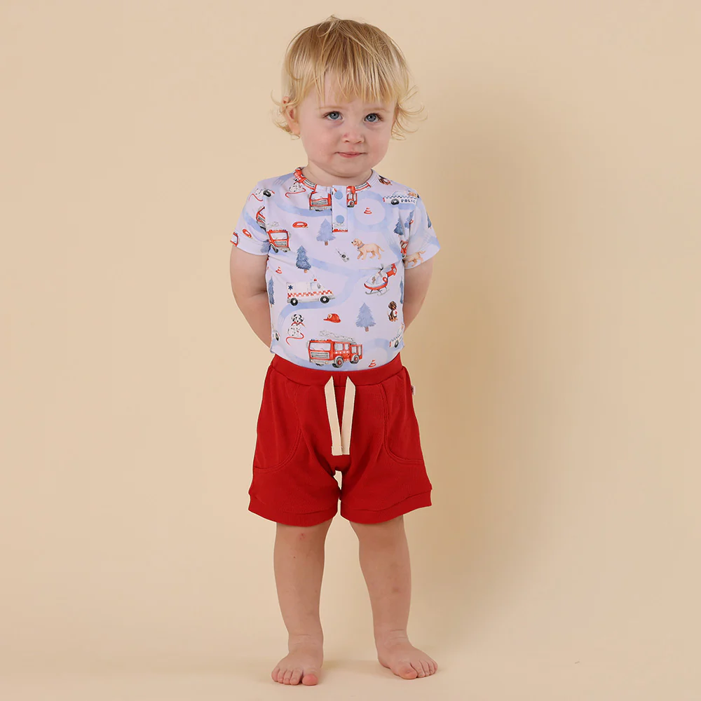 To The Rescue Short Sleeve Organic Bodysuit - Image 5