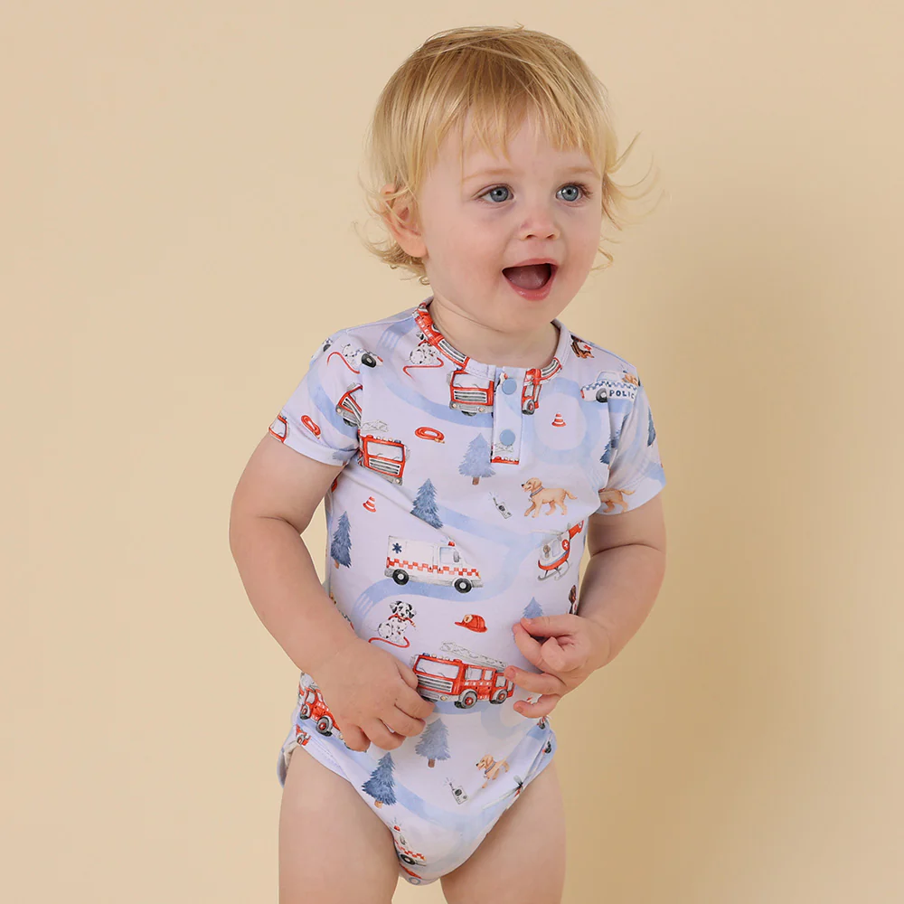 To The Rescue Short Sleeve Organic Bodysuit - Image 8