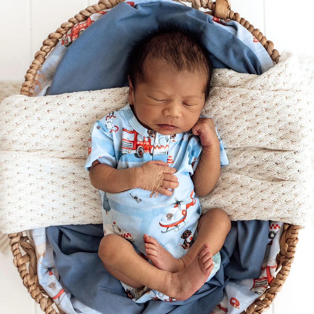 To The Rescue Short Sleeve Organic Bodysuit - Image 9