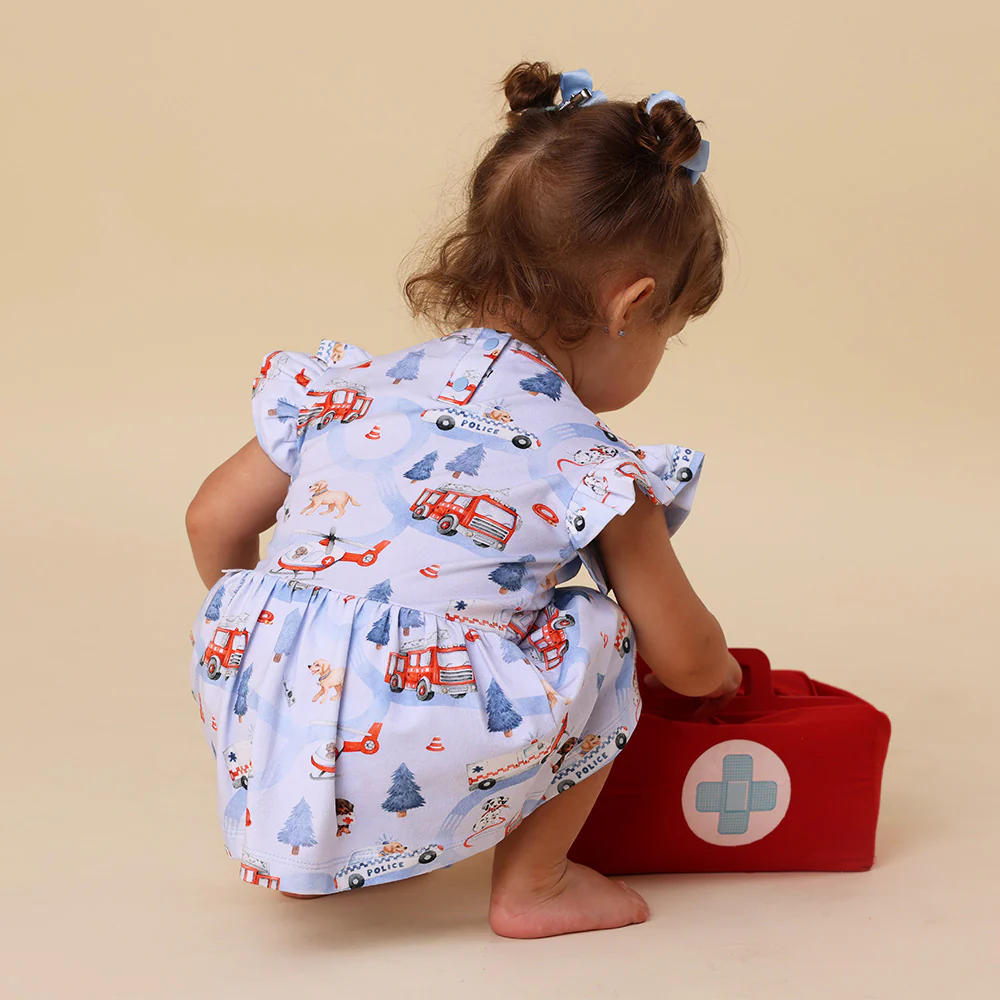 To The Rescue Short Sleeve Organic Dress - Image 11