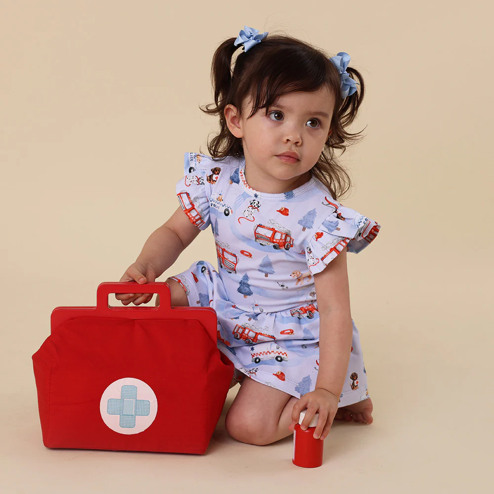 To The Rescue Short Sleeve Organic Dress - Image 12