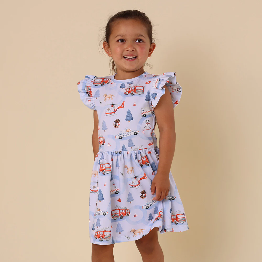 To The Rescue Short Sleeve Organic Dress - Image 13