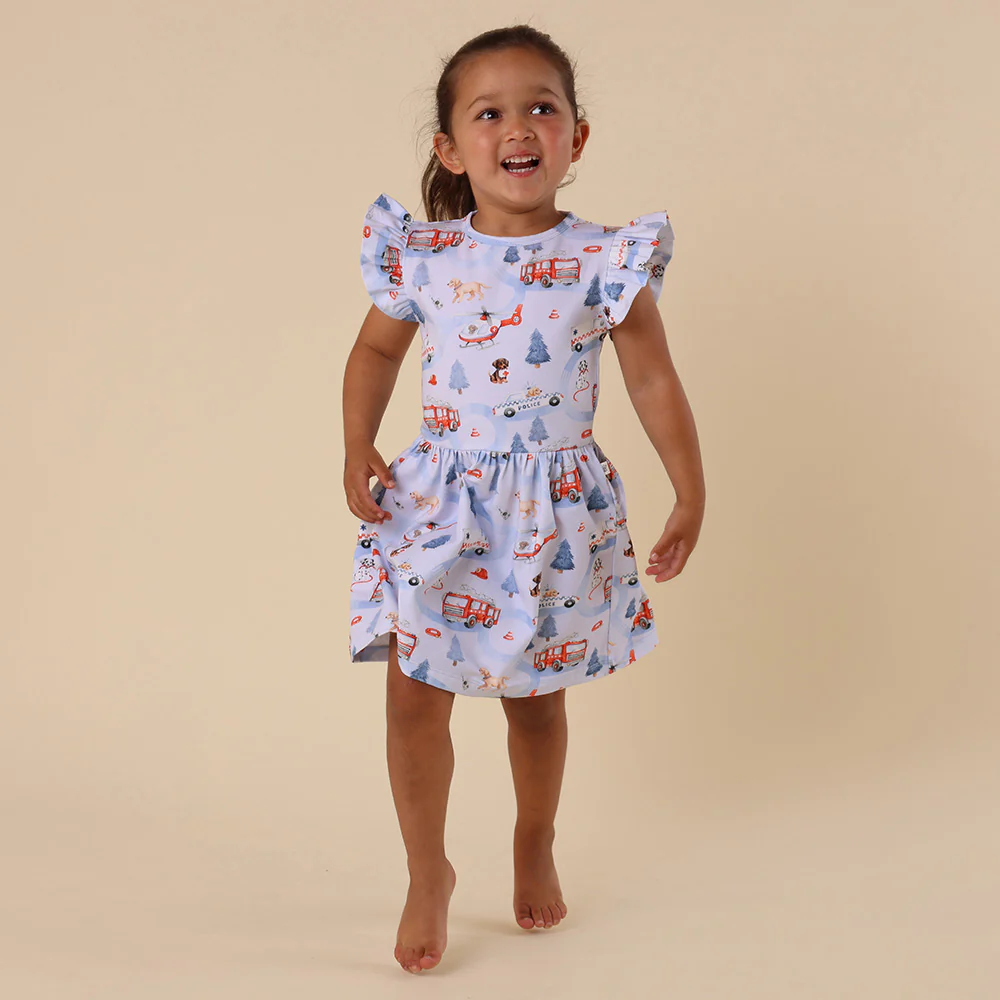 To The Rescue Short Sleeve Organic Dress - Image 14