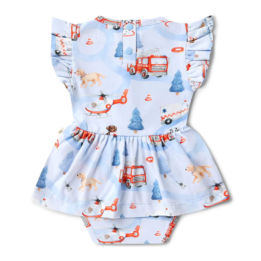 To The Rescue Short Sleeve Organic Dress - Image 15