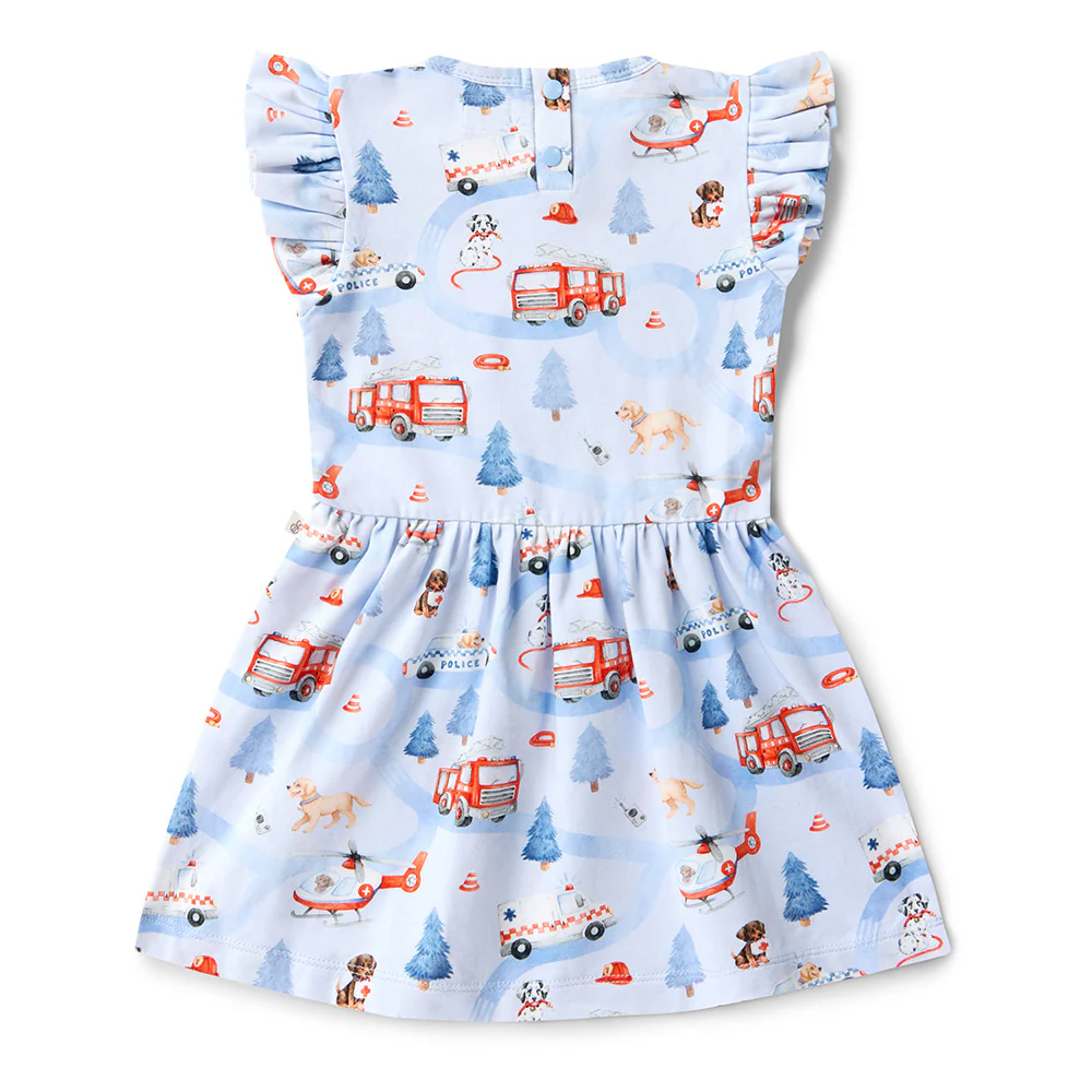 To The Rescue Short Sleeve Organic Dress - Image 16