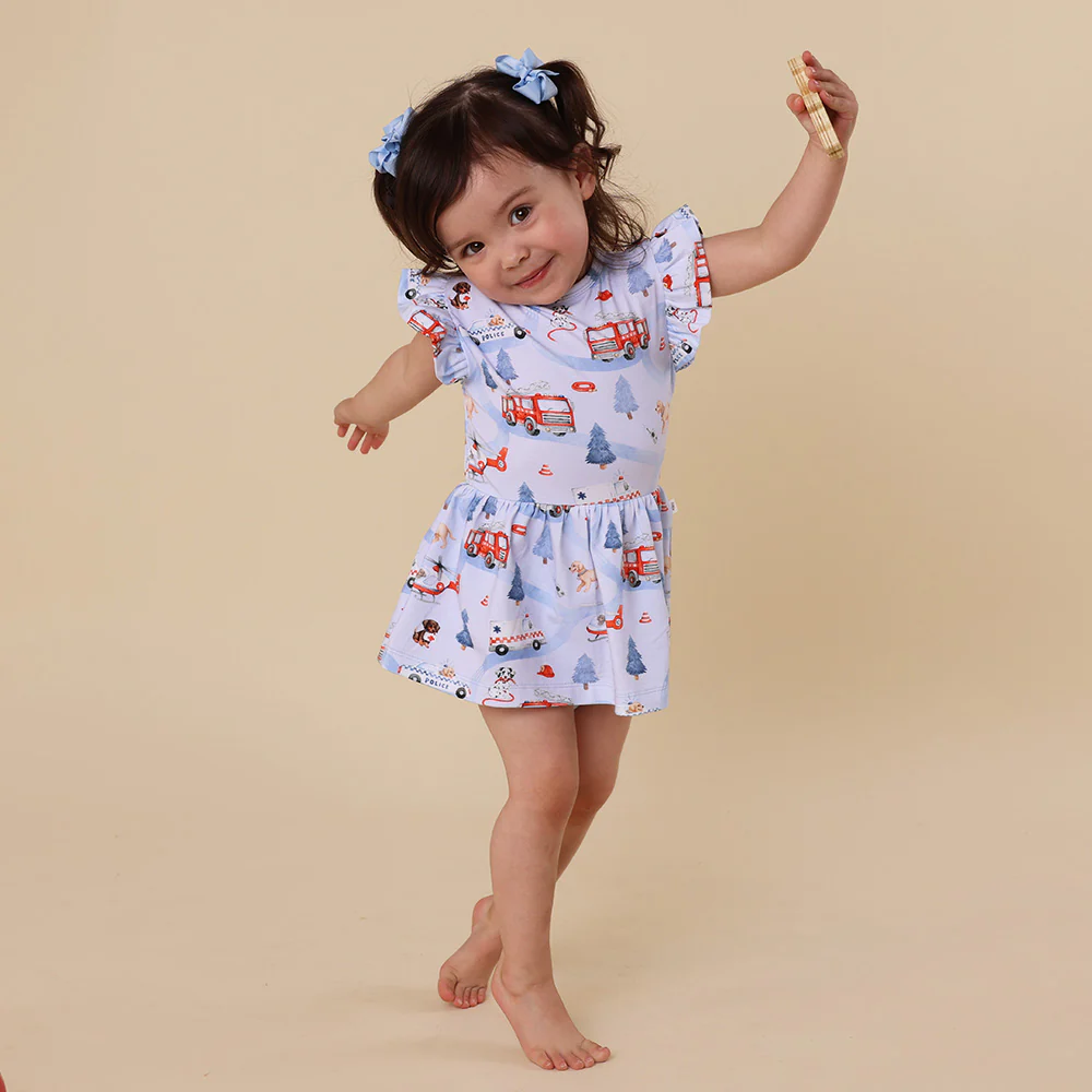 To The Rescue Short Sleeve Organic Dress - Image 3