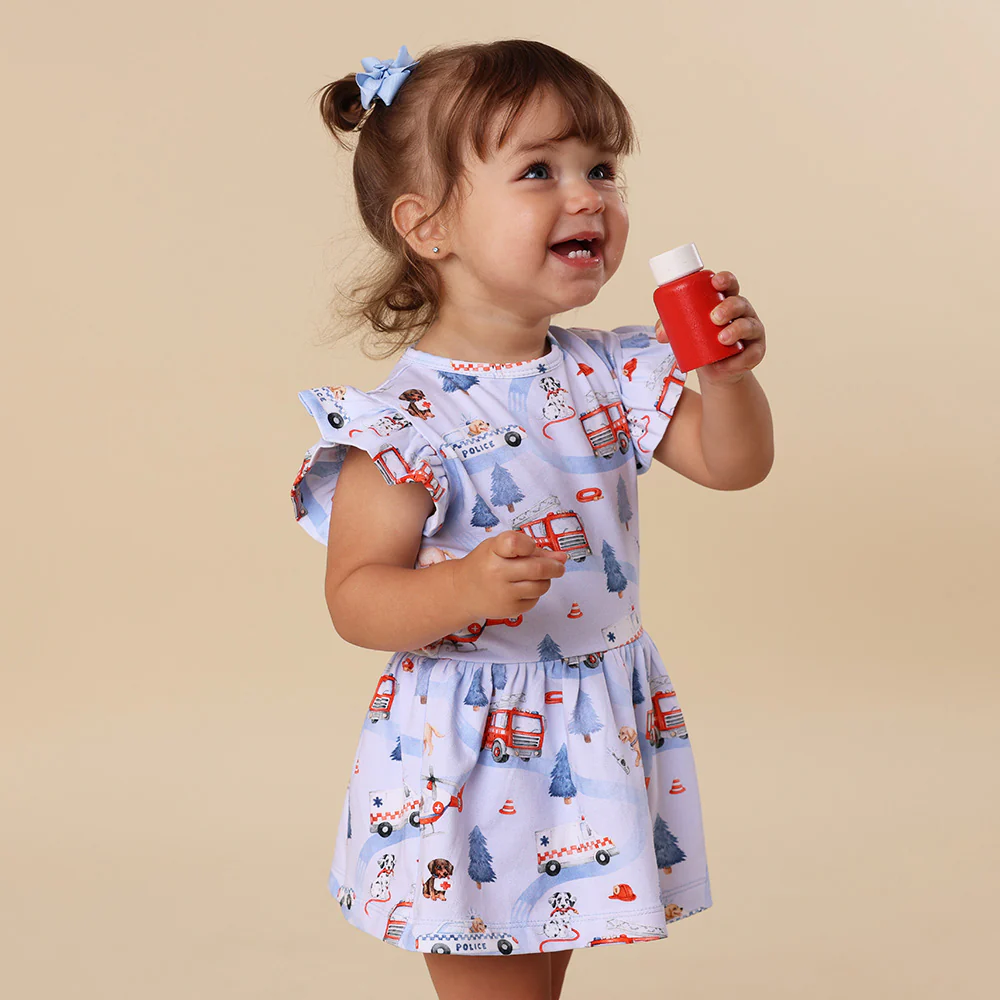 To The Rescue Short Sleeve Organic Dress - Image 4