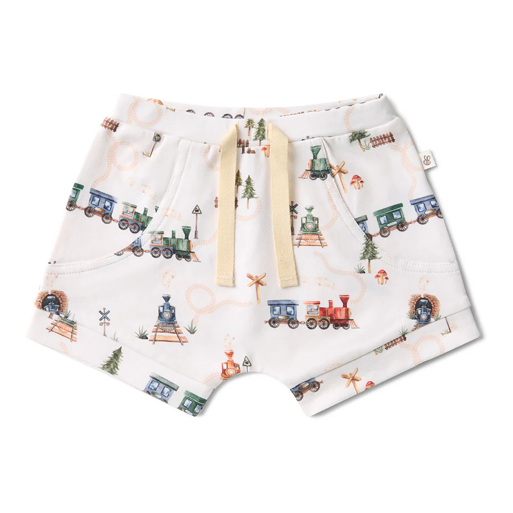 Trains Organic Shorts - Image 2