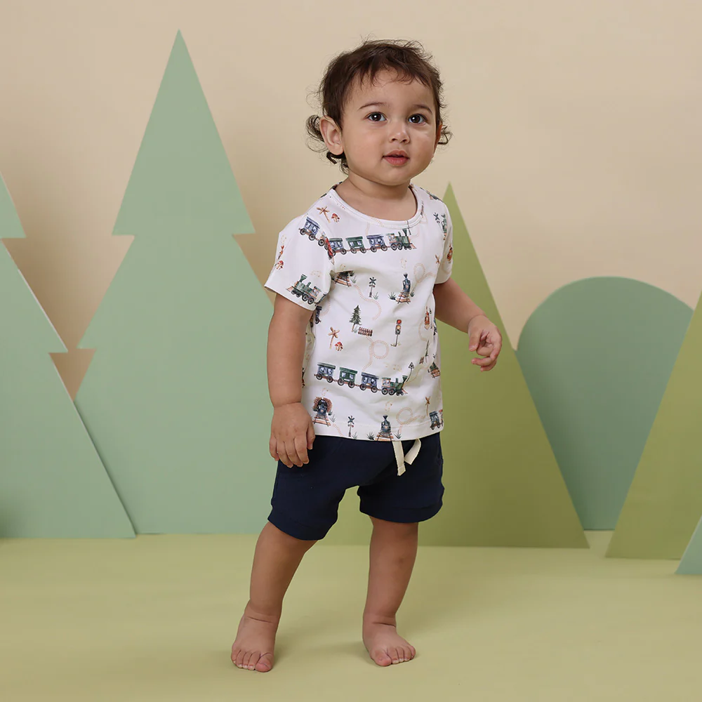 Trains Organic T-Shirt - Image 12