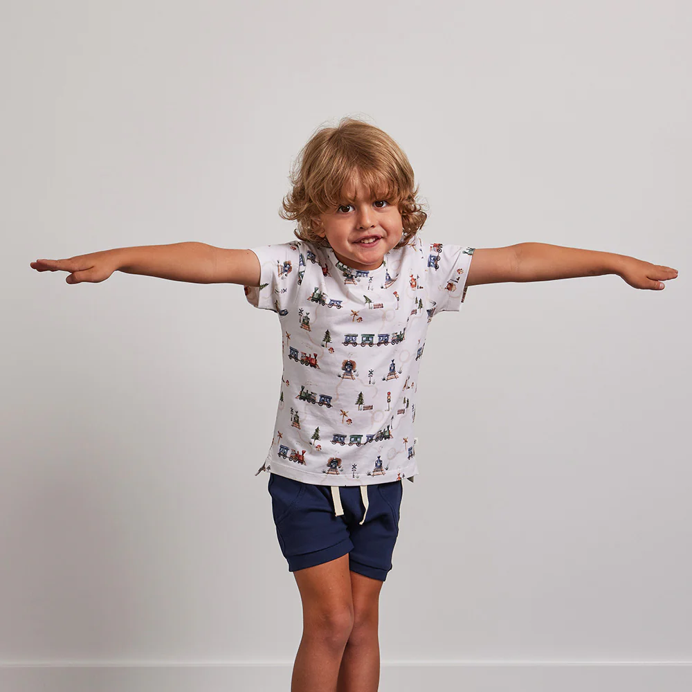 Trains Organic T-Shirt - Image 13