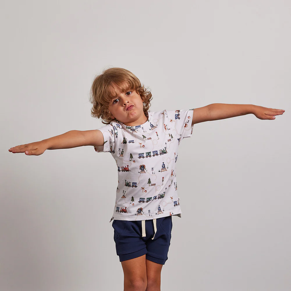 Trains Organic T-Shirt - Image 5