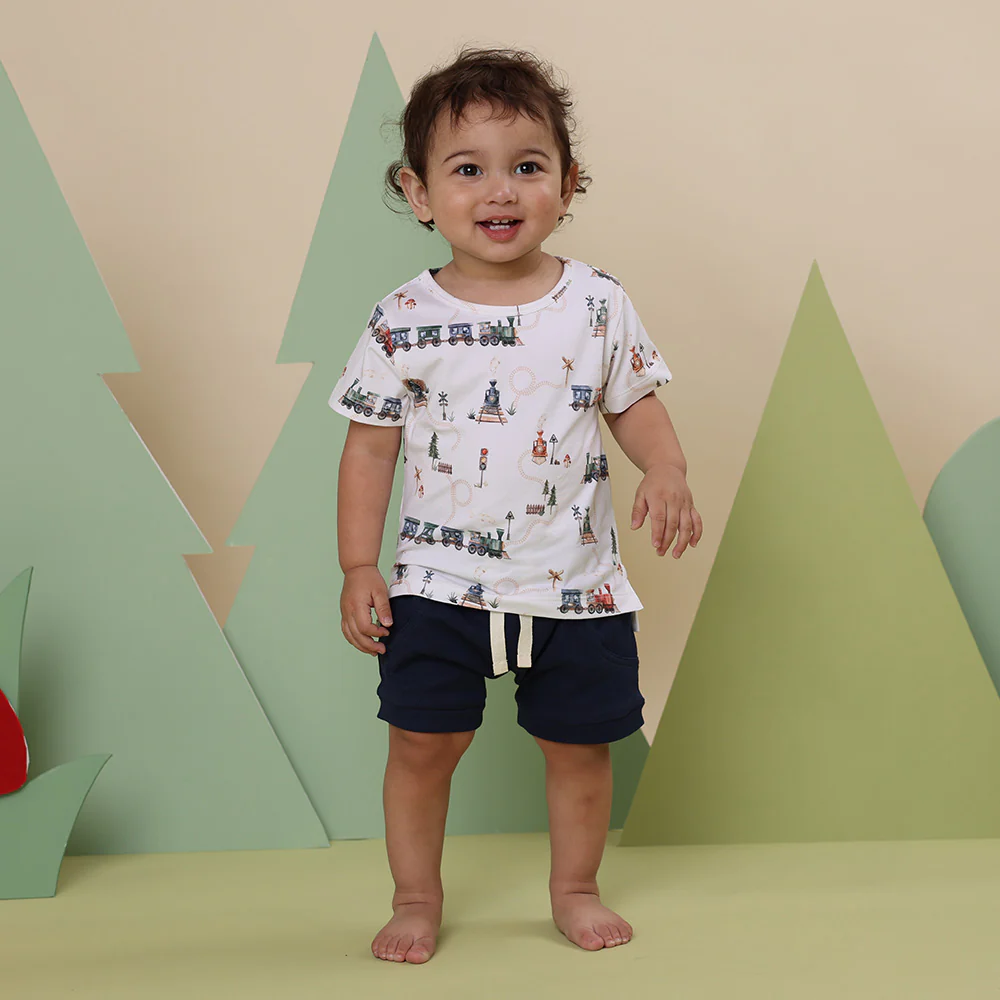 Trains Organic T-Shirt - Image 7