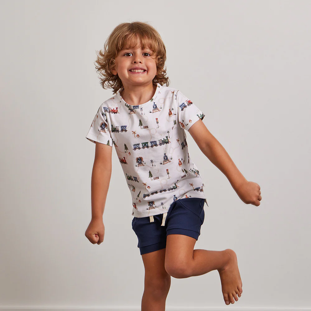 Trains Organic T-Shirt - Image 8