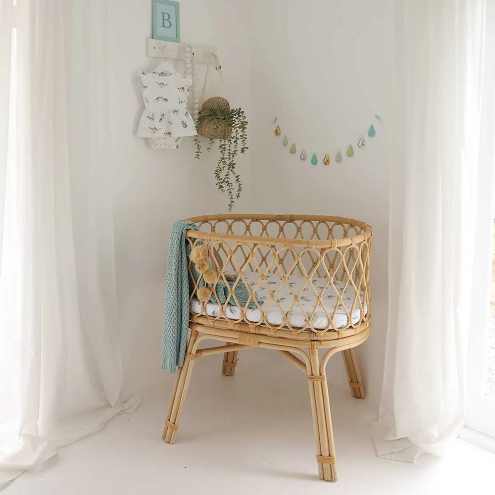 Turtle Organic Bassinet Sheet / Change Pad Cover - Image 9