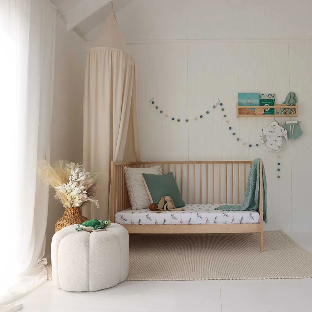 Turtle Organic Fitted Cot Sheet - Image 10