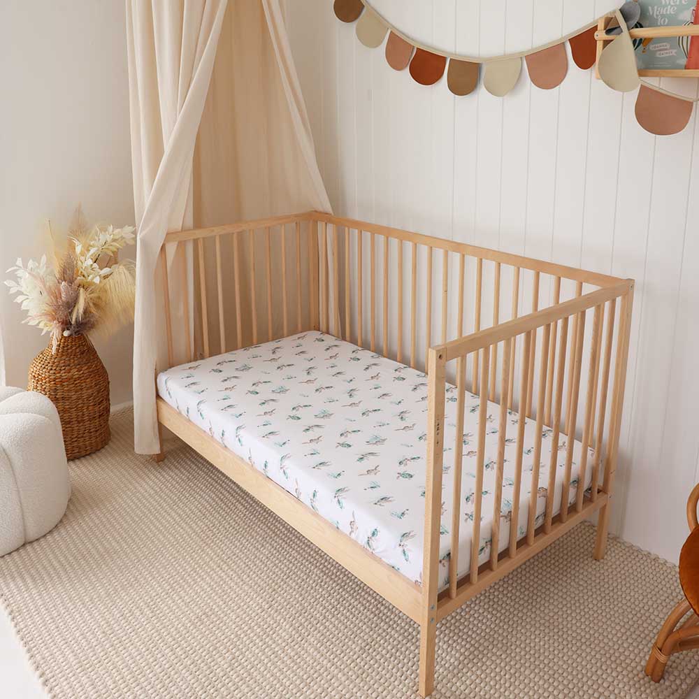 Turtle Organic Fitted Cot Sheet - Image 12
