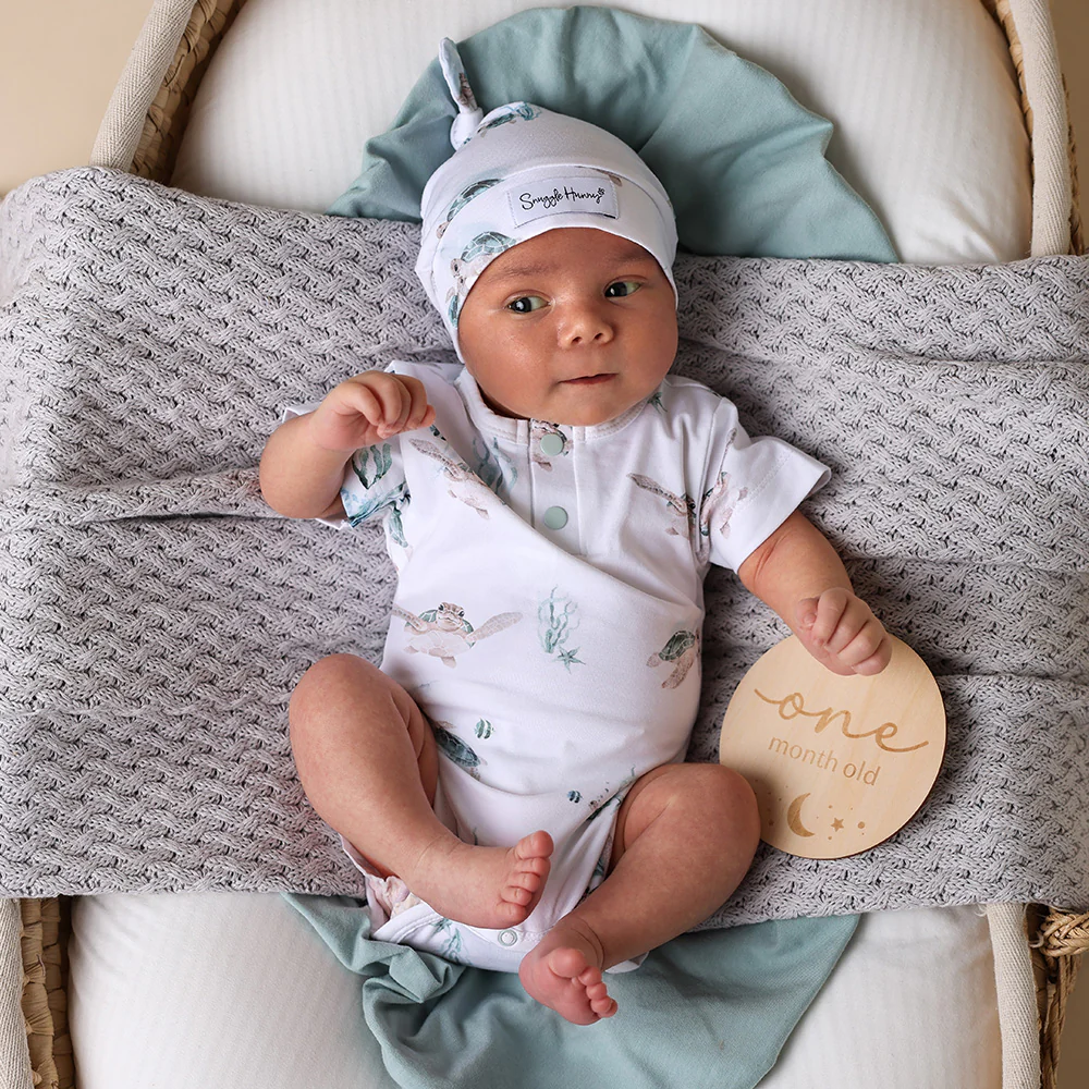 Turtle Short Sleeve Organic Bodysuit - Image 5