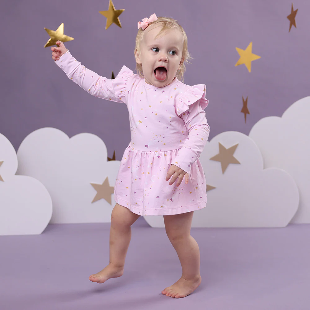 Twinkle Long Sleeve Organic Dress - Image 14