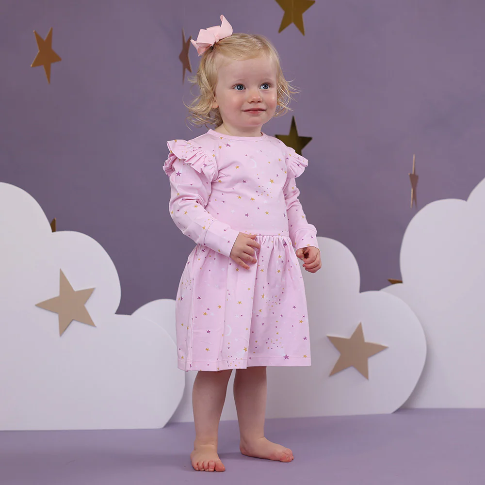 Twinkle Long Sleeve Organic Dress - Image 3