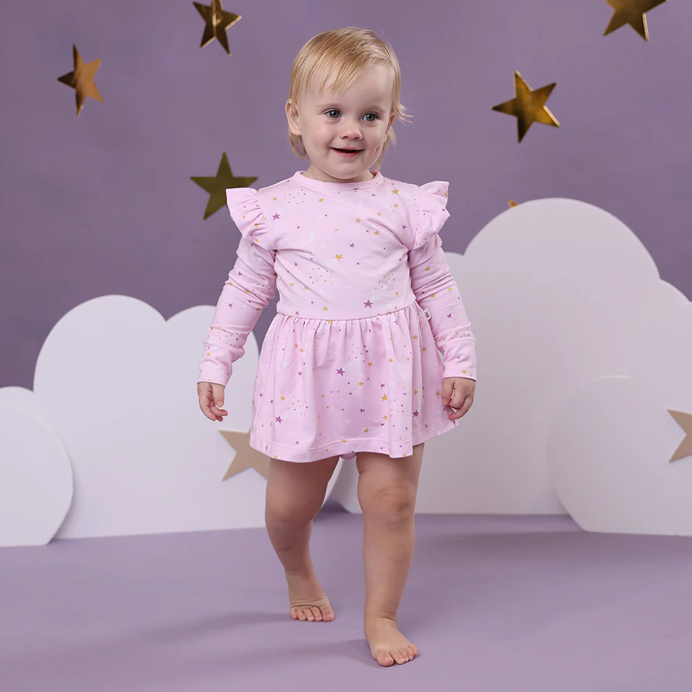 Twinkle Long Sleeve Organic Dress - Image 6