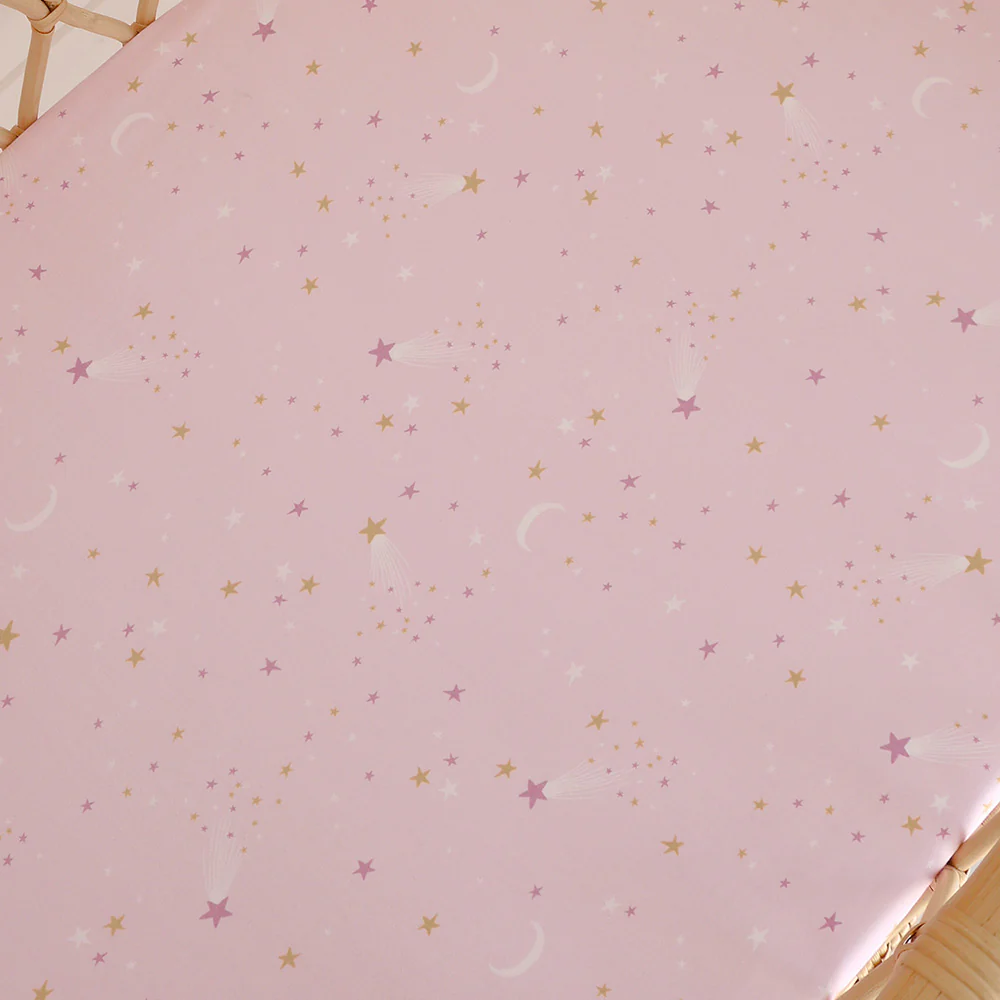 Twinkle Organic Bassinet Sheet / Change Pad Cover - Image 3