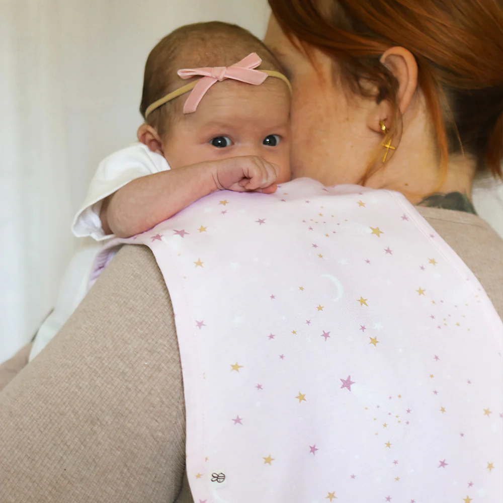 Twinkle Organic Cotton Burp Cloth - Image 4