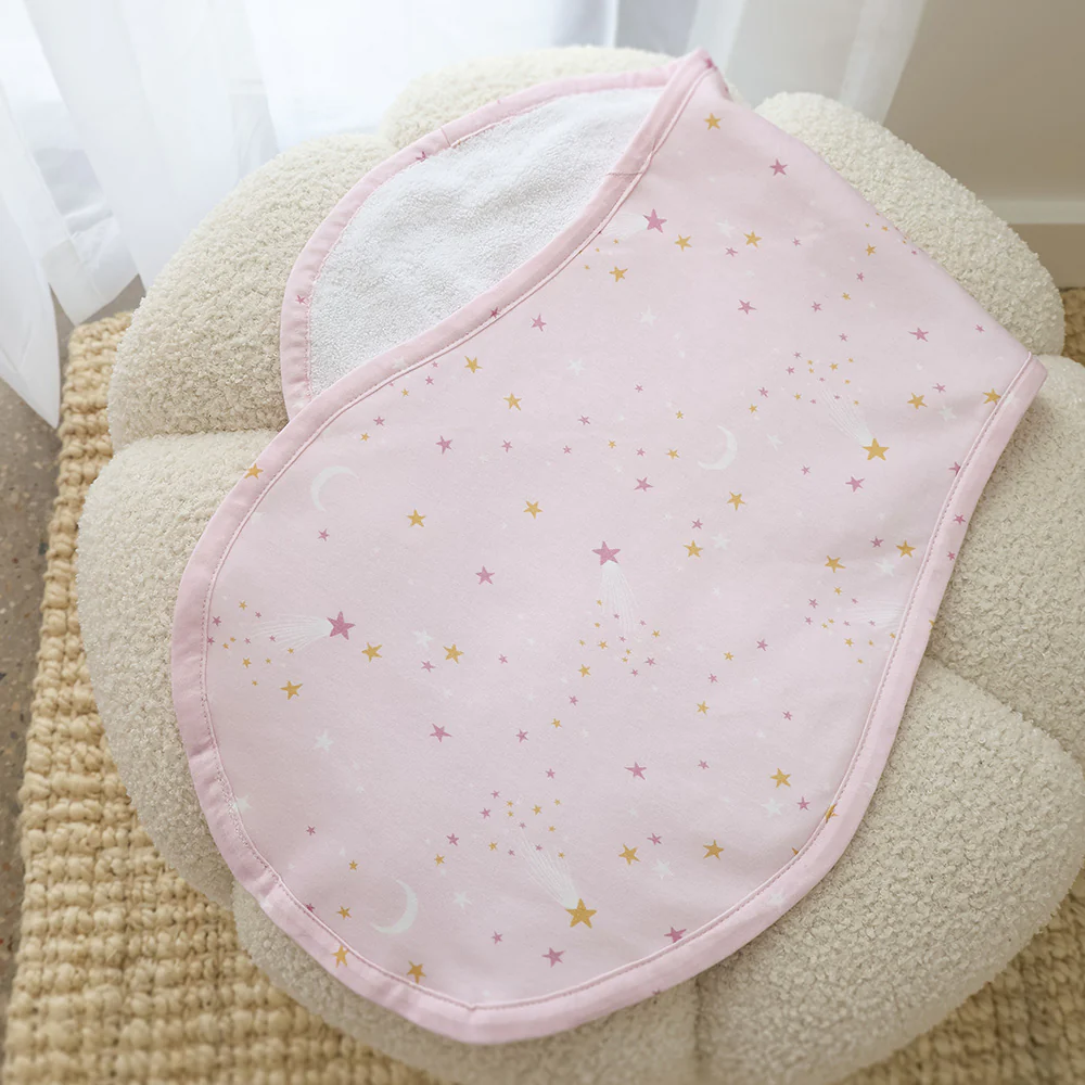 Twinkle Organic Cotton Burp Cloth - Image 5