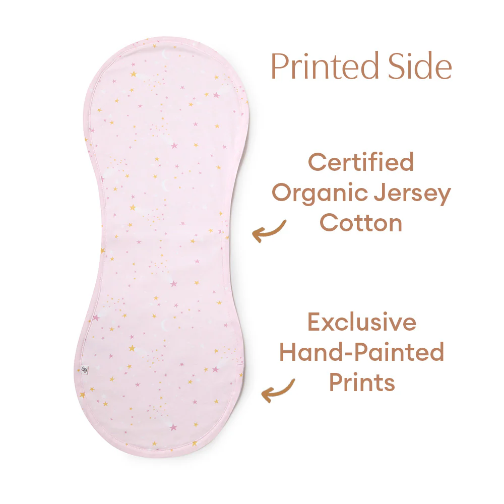 Twinkle Organic Cotton Burp Cloth - Image 6