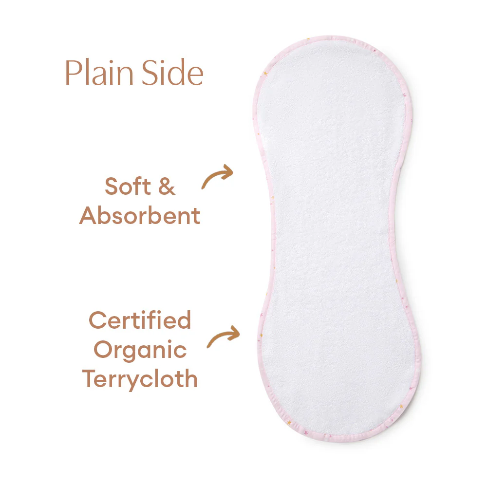 Twinkle Organic Cotton Burp Cloth - Image 7