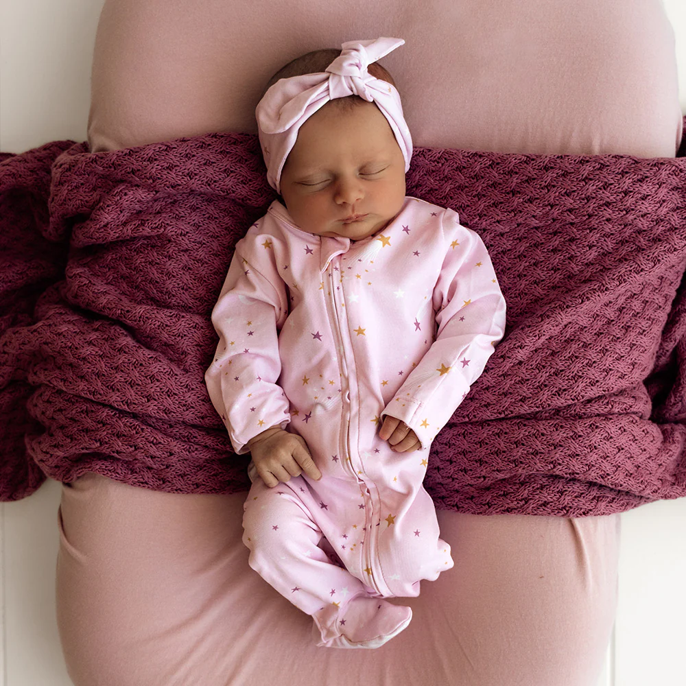 Twinkle Organic Snuggle Sleepsuit Zip Footie - Image 15
