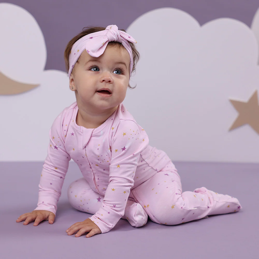 Twinkle Organic Snuggle Sleepsuit Zip Footie - Image 5
