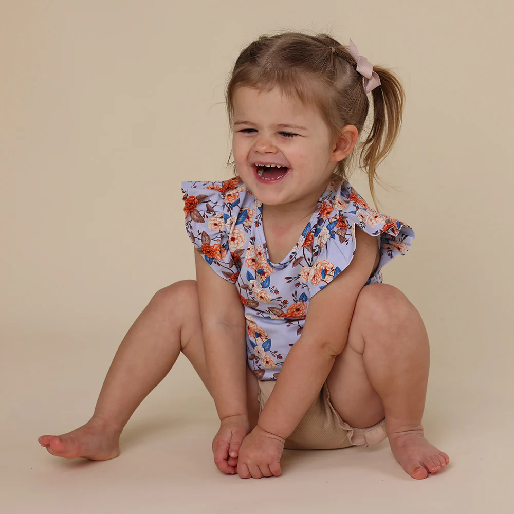 Vintage Blossom Organic T-Shirt with Frill - Image 4