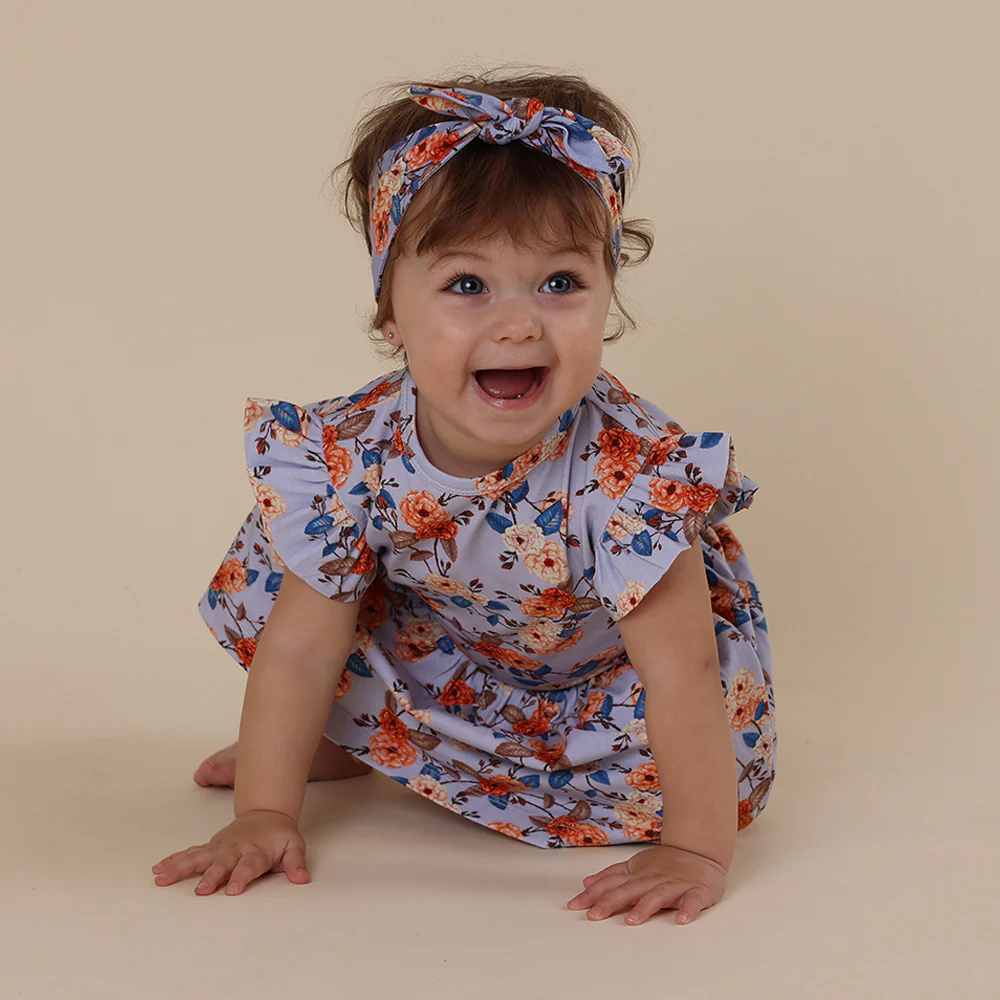 Vintage Blossom Short Sleeve Organic Dress - Image 3