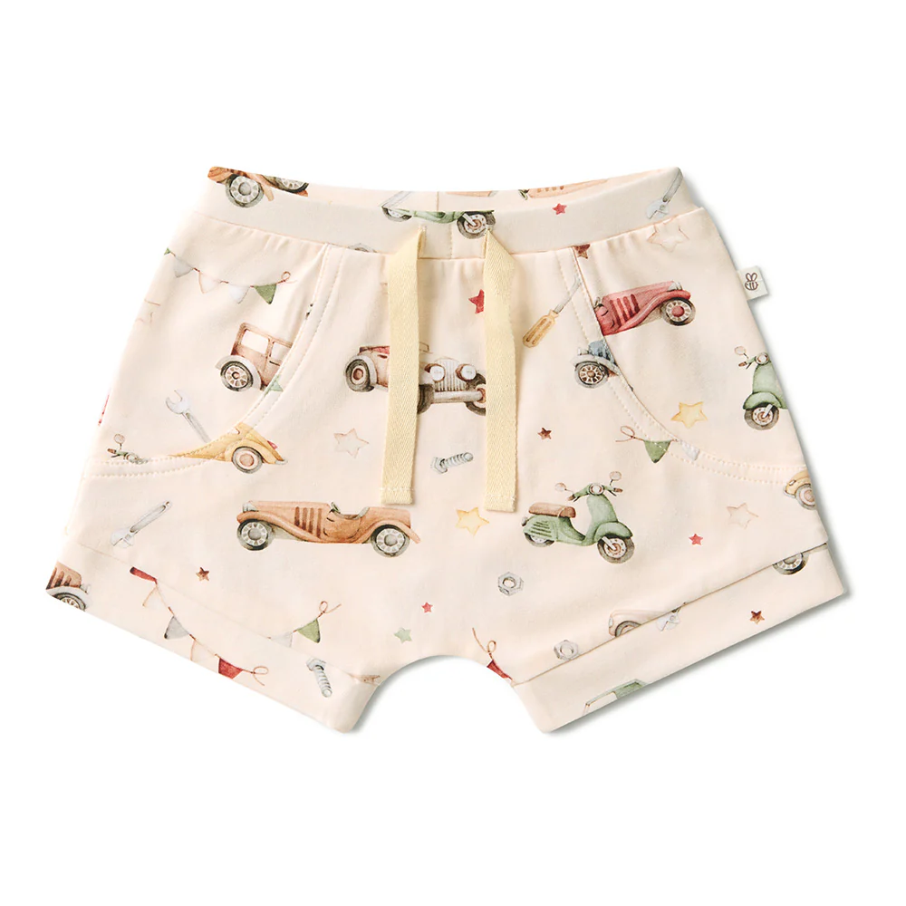 Vintage Cars Organic Shorts - Image 2