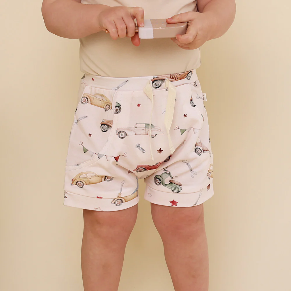 Vintage Cars Organic Shorts - Image 3