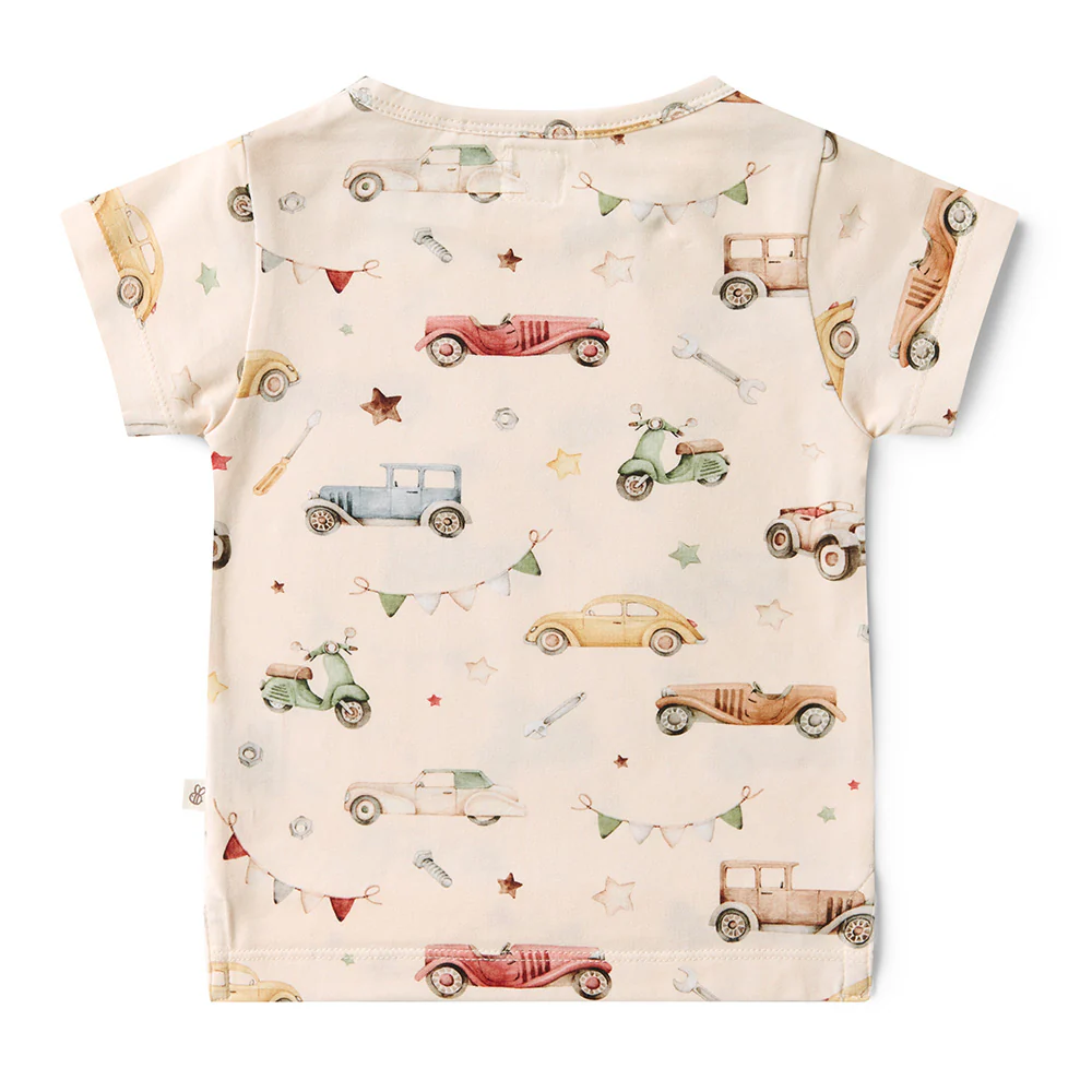 Vintage Cars Organic T-Shirt - Image 6