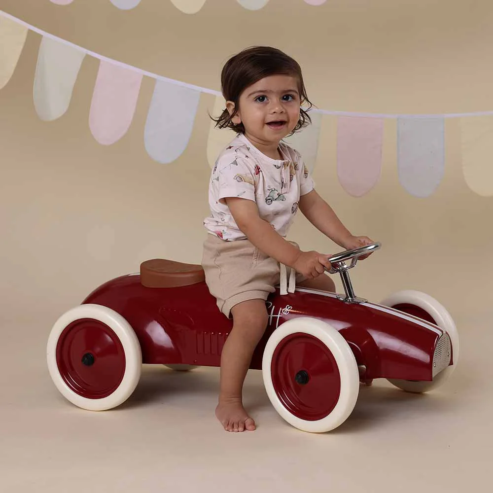 Vintage Cars Short Sleeve Organic Bodysuit - Image 18