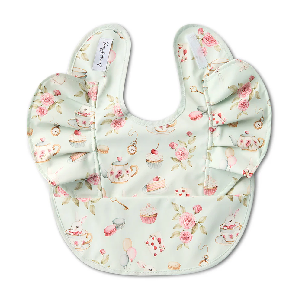 White Rabbit Frill Snuggle Bib - Image 2