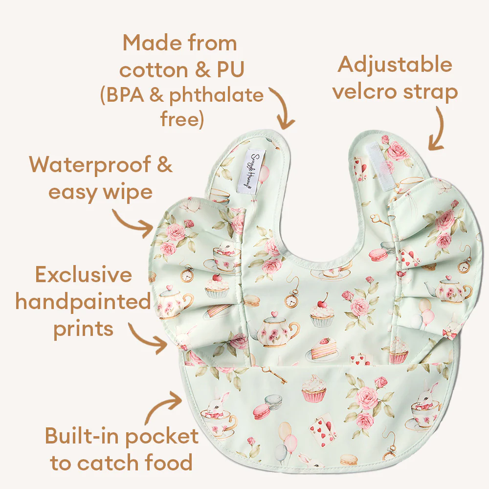 White Rabbit Frill Snuggle Bib - Image 4