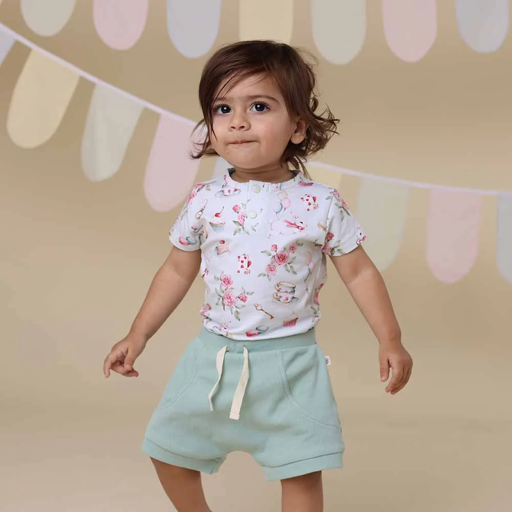 White Rabbit Short Sleeve Organic Bodysuit - Image 6