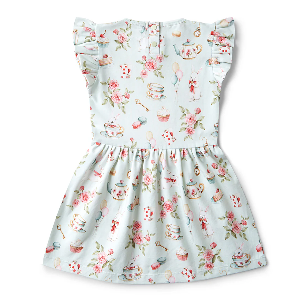 White Rabbit Short Sleeve Organic Dress - Image 12