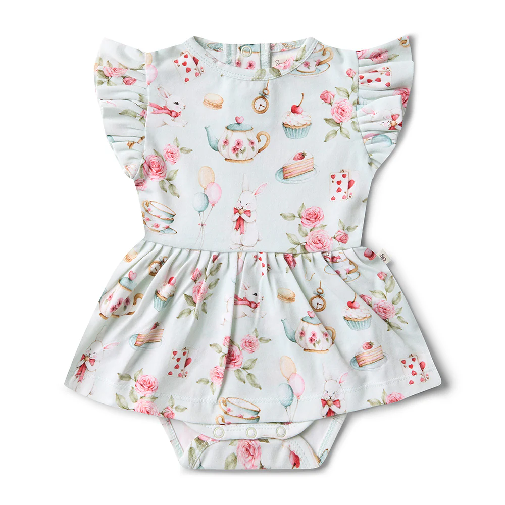 White Rabbit Short Sleeve Organic Dress - Image 2