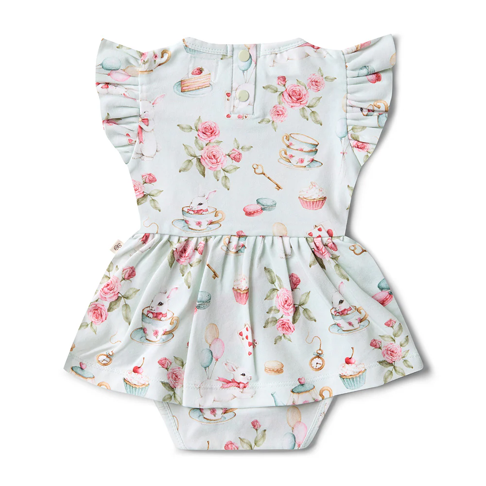 White Rabbit Short Sleeve Organic Dress - Image 4