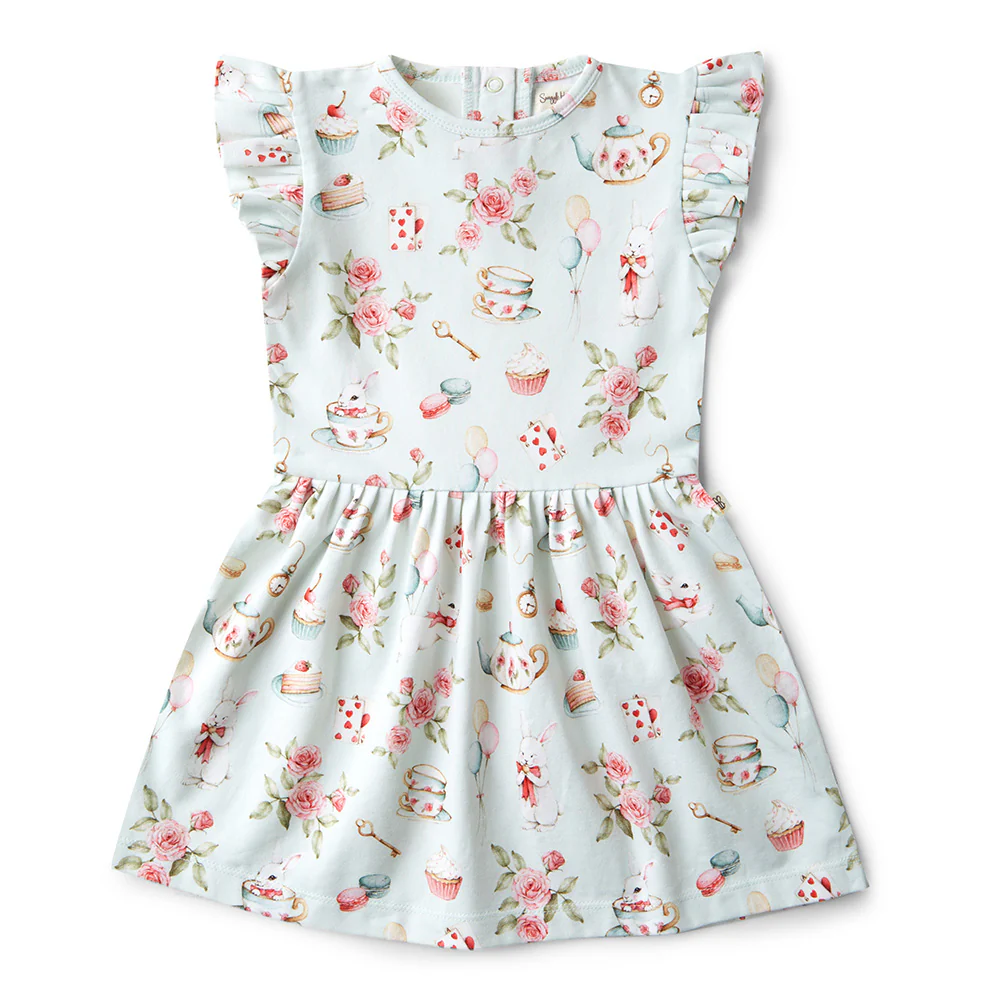 White Rabbit Short Sleeve Organic Dress - Image 8