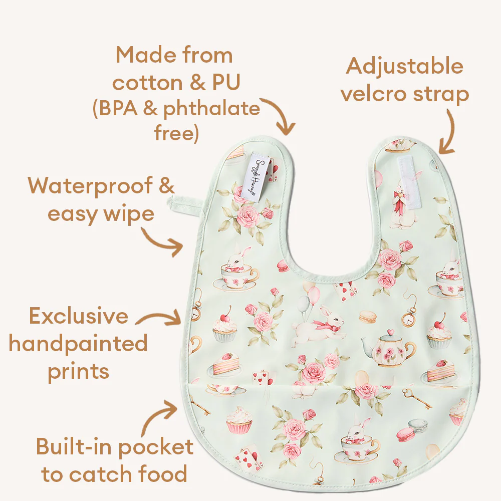 White Rabbit Snuggle Bib - Image 4